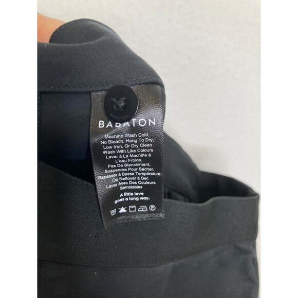 BABATON ATELIER Black Dress Pants Size 6 Super High Rise Skinny Stretch Elastic - Picture 9 of 12